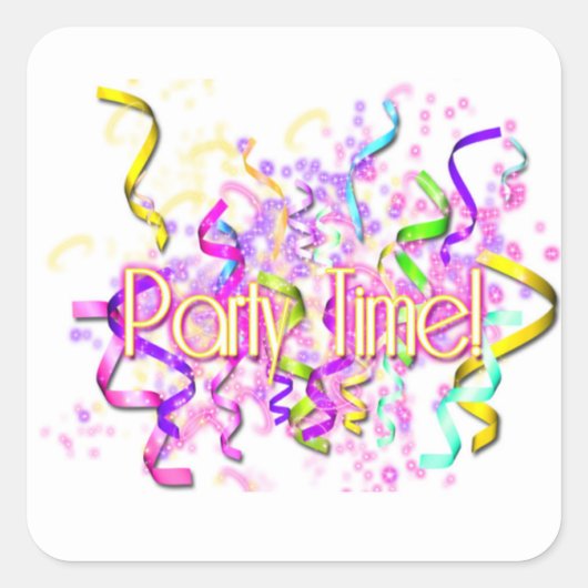 Time Square Stickers bij feestdagen (Voorkant)
