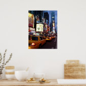 Time Square Taxis Poster (Keuken)