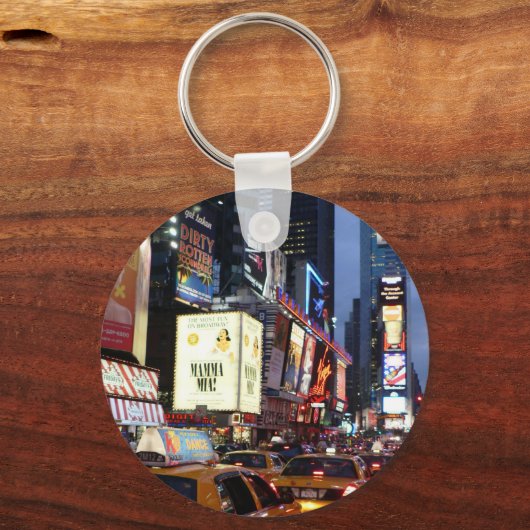 Time Square Taxis Sleutelhanger (Voorkant)