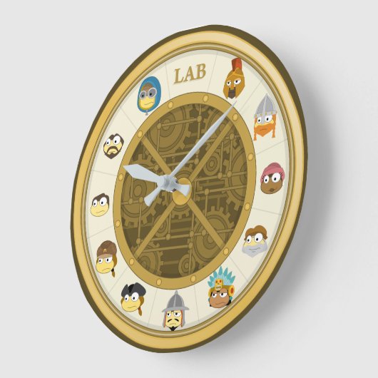 Time Tangled Wall Clock Grote Klok (Hoek)