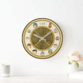 Time Tangled Wall Clock Grote Klok (Huis)