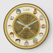 Time Tangled Wall Clock Grote Klok (Voorkant)