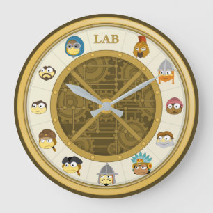 Time Tangled Wall Clock Grote Klok