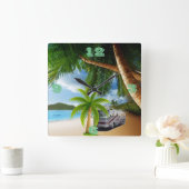 TIME Tic Toc Wall Clocks Vierkante Klok (Huis)