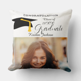Time to Celebrate Graduation Photo  Kussen