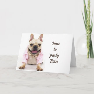 TIME TO "CELEBRATE" US - "TWIN'S" CARD KAART