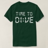 Time To Dive Cave Diving Dive Master Advanced Dive T-shirt (Design voorkant)