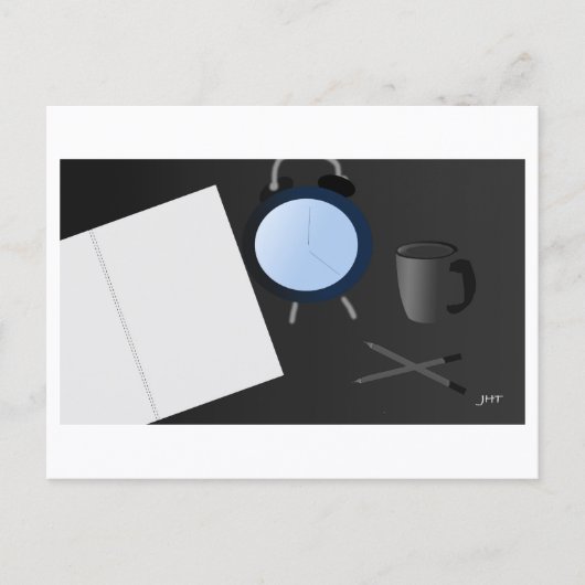 Time to Draw :  Postcard Print by J.H. Thornton  Briefkaart (Voorkant)