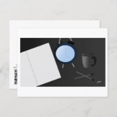 Time to Draw :  Postcard Print by J.H. Thornton  Briefkaart (Voorkant / Achterkant)