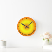 Time To Kick. Wall Clock Ronde Klok (Huis)