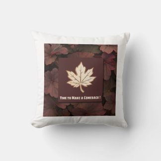 Time to Make a Comeback – Autumn Leaf Pillow Kussen