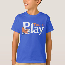 Time to Play Fun Graphic Blue Kids' T-Shirt