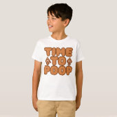 Time To Poop Funny T-shirt (Voorkant volledig)