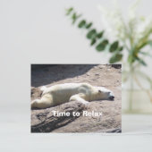 Time to Relax Briefkaart (Staand voorkant)
