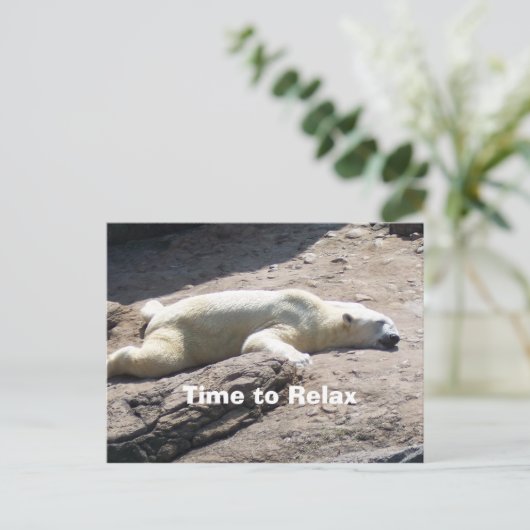 Time to Relax Briefkaart (Staand voorkant)