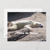 Time to Relax Briefkaart (Voorkant / Achterkant)