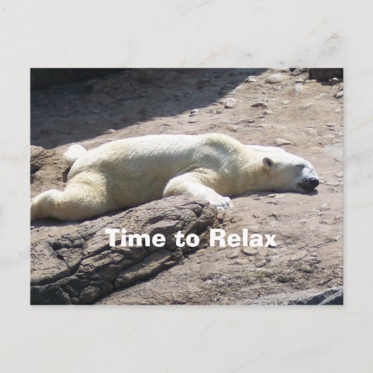 Time to Relax Briefkaart (Voorkant)