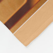 Time to Relax "Chocolate Bar"Brown Fleece Blanket  Deken (Hoek)