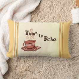 Time to Relax "Chocolate Bar" Lumbar Pillow Kussen