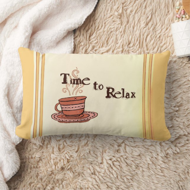 Time to Relax "Chocolate Bar" Lumbar Pillow Kussen (Deken)