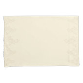 Time to Relax Cream Yellow Pillow case set Kussensloop (Voorkant-Rechts)