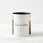 Time to Relax Dog Sunset Coffee Mug Mok (Midden)