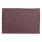 Time to Relax maroon-ed Pillow case set Kussensloop (Achterkant-Links)