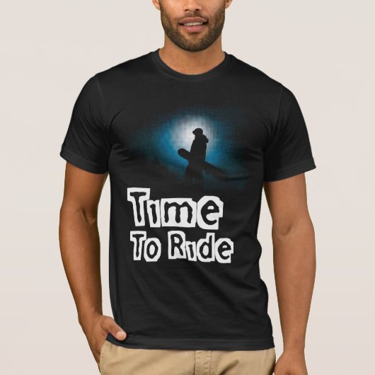 Time to ride t-shirt (Voorkant)