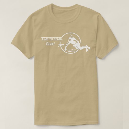 Time to scuba t-shirt (Design voorkant)