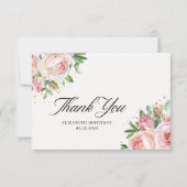 Time to spill the tea bridal shower bedankkaart (Voorkant)