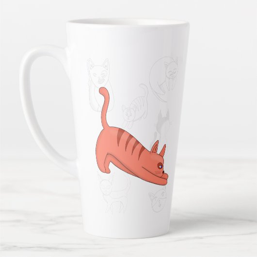 Time to Stretch Two-Tone Coffee Mug Teapot Latte Mok (Links)