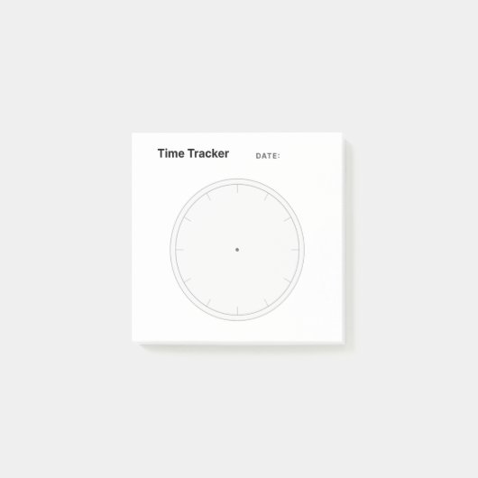 Time Tracker Post-it® Notes (Voorkant)