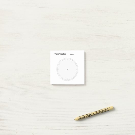 Time Tracker Post-it® Notes (Op bureau)