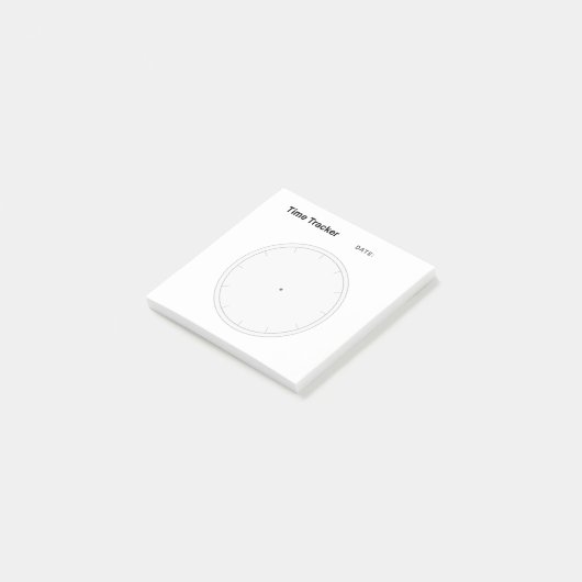 Time Tracker Post-it® Notes (Schuin)