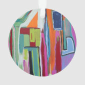 Time Travel Acryl Ornament (achterkant)