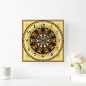 Time Travel ~ Avant-Garde Design TTA 01 ~ Vierkante Klok (Huis)