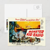Time Travel Briefkaart van Monster Kind Radio (Voorkant / Achterkant)