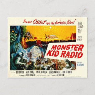 Time Travel Briefkaart van Monster Kind Radio