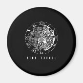Time Travel Clock Watch Future Past Fiction Gift Magneet (Voorkant)