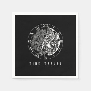 Time Travel Clock Watch Future Past Fiction Gift Servet