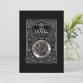 Time Travel  Retro Science Fiction Gift Kaart (Staand voorkant)