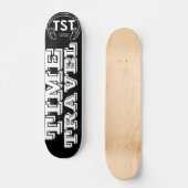 TIME TRAVEL Skateboard, 7¾" Deck Persoonlijk Skateboard (Voorkant)