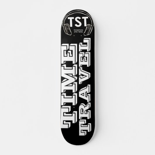 TIME TRAVEL Skateboard, 7¾" Deck Persoonlijk Skateboard (Voorkant)