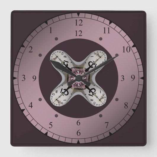 Time Travel ~ Time Bending ~ Chronokinesis~   Vierkante Klok (Voorkant)
