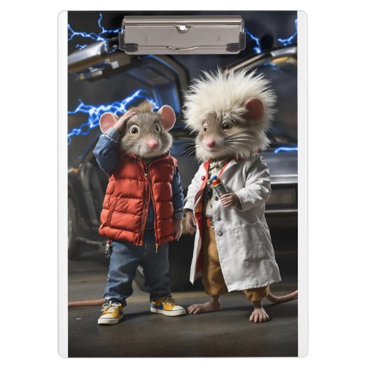 Time-Traveling Mice: Back to the Future Klembord (Voorkant)