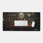 Time-Traveller's Steampunk Command Center Bureaumat (Keyboard & Muis)