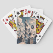 Time Twisted Cityscape Pokerkaarten (Achterkant)