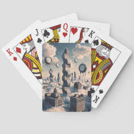 Time Twisted Cityscape Pokerkaarten