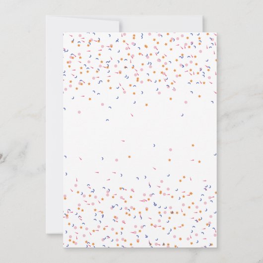 Time Two Fiesta 2e verjaardag Pinata uitnodiging (Achterkant)