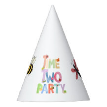 Time Two Party Papieren Borden ,Bug Thema 2de Verj